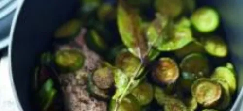 Mignon de porc aux courgettes et raisins secs