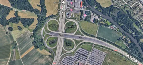 BOUCHONS | Le pont de l'échangeur de Fegersheim en travaux à partir...