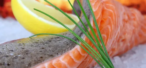 Darnes de saumon au concombre