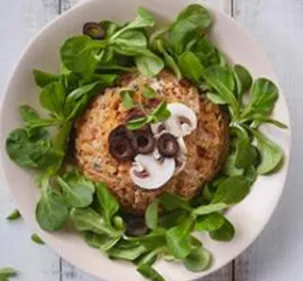 Bowl cake façon pizza