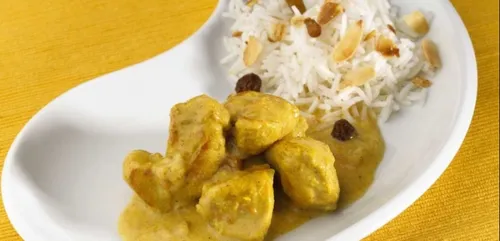 Escalopes de dinde sauce curry coco
