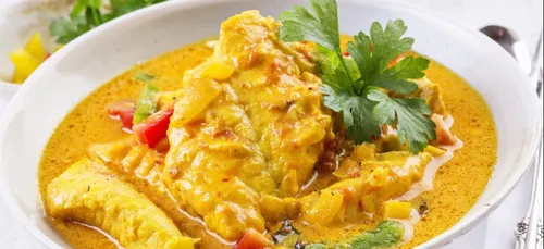Curry de cabillaud