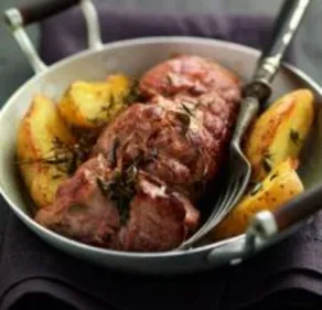 Petits rôtis d’agneau à la sarriette