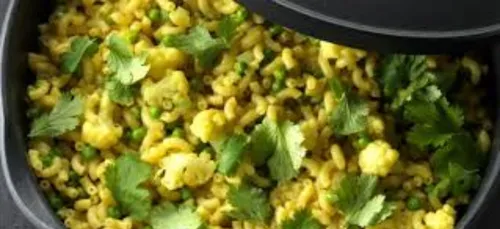 Curry de coquillettes au chou-fleur