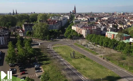 CONFINEMENT | Les images sidérantes de Strasbourg vide vu du ciel