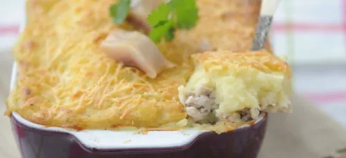 Hachis parmentier aux harengs fumés