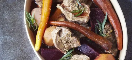 Pot au feu d’agneau aux légumes oubliés