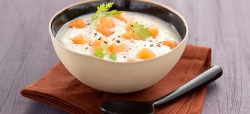 Choux fleur et saumon fumé