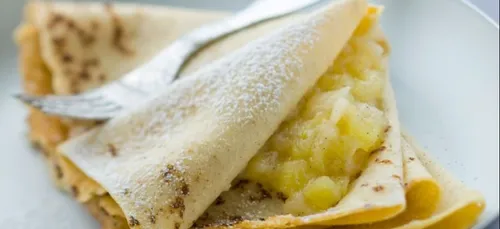 Crêpes légères sans gluten et compote maison