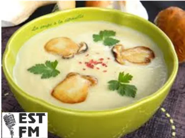 POTAGE AUX POMMES DE TERRE ET CEPES