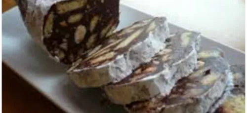 SAUCISSON CHOCOLAT AUX FRUITS SECS