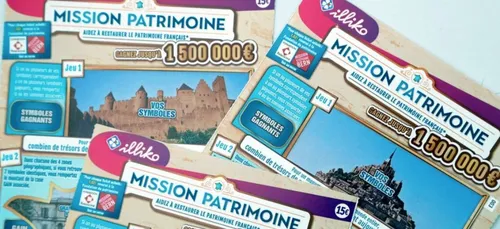 Les tickets du "Loto du Patrimoine" mis en vente dès aujourd'hui !