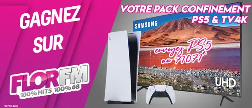 Gagnez votre pack confinement : PS5 & TV 4K