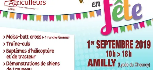 Loiret : l’agriculture à l’honneur à Amilly le 1er septembre