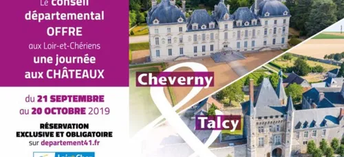 Les châteaux de Cheverny et Talcy ouverts gratuitement pour les...
