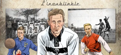 Un Angevin a réalisé une bande dessinée consacrée au footballeur...