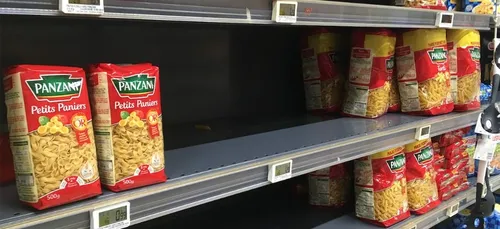 Grande distribution : pas de pénurie mais quelques ruptures