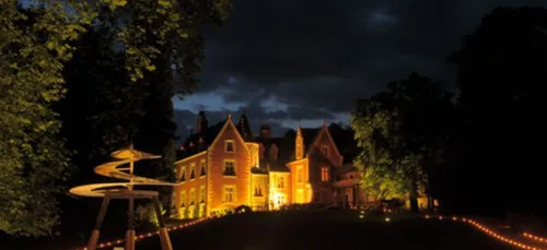Ce week-end, flânez à la nuit tombée au château du Clos Lucé