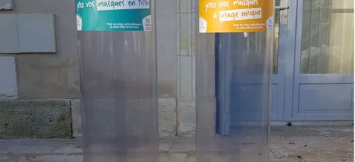 Tours Métropole collecte et recycle les masques usagés