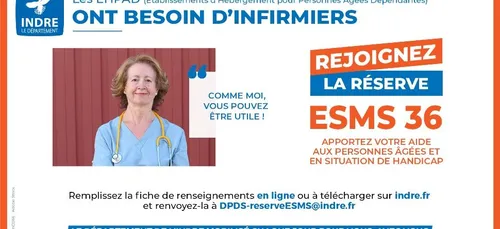 Les EHPAD de l’Indre recherchent des infirmiers