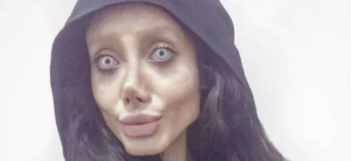 Le sosie « zombie » d’Angelina Jolie dévoile son vrai visage (Photo)