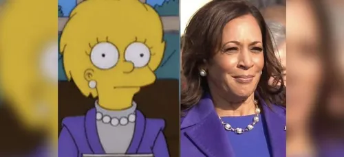 Et si les Simpson avaient prédit la scène avec Kamala Harris lors...