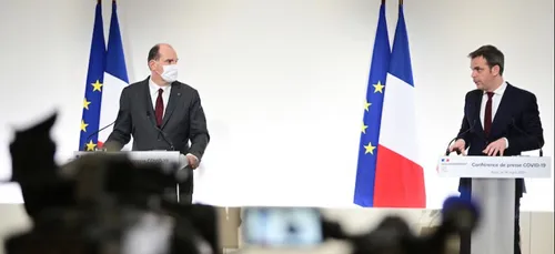 Jean Castex et Olivier Véran à Tours ce vendredi 2 avril