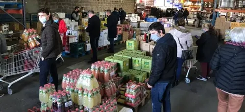 Avrillé : opération déstockage chez Sarthe Anjou Boissons, le 8 mai