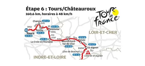 Passage du Tour de France à Amboise : informations pratiques