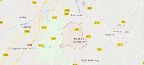 Maine-et-Loire : un corps retrouvé à Montigné-lès-Rairies