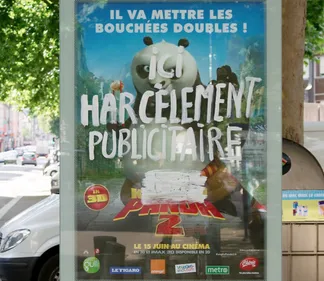 Des collectifs anti-pub ont caché nos panneaux !