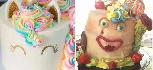 Une maman commande un gâteau licorne et reçoit une horreur ! (Photo)