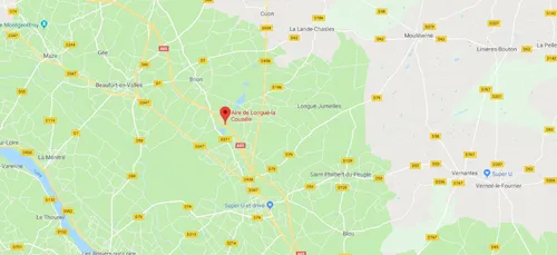 Maine-et-Loire : un poids-lourd termine sa course dans le fossé