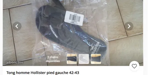 Limoges : un unijambiste vend sa tong gauche sur Le Bon Coin