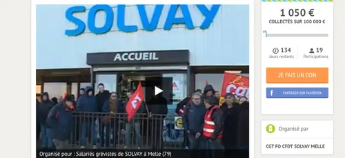 Deux-Sèvres : les salariés de Solvay à Melle sont en grève