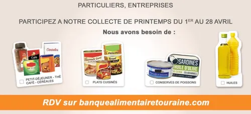 Touraine : la banque alimentaire organise une collecte !