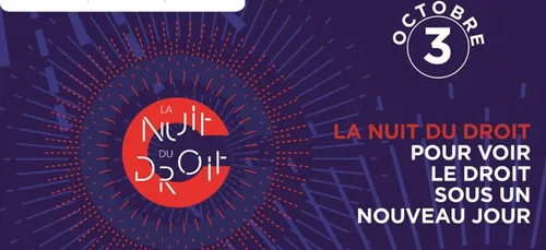 Venez découvrir la Nuit du Droit à Limoges et Poitiers