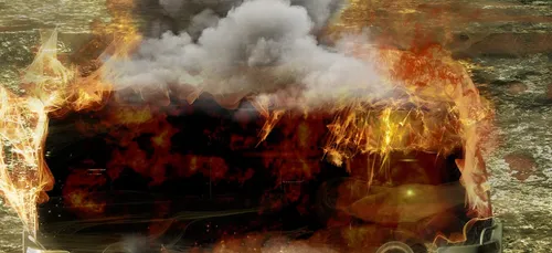 Deux-Sèvres : un bus volé puis incendié sur un parking