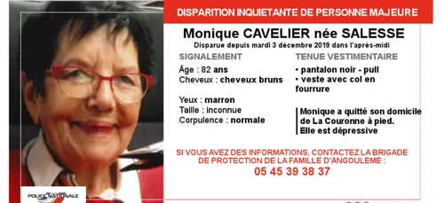 Charente : la police lance un appel à témoins pour retrouver une...