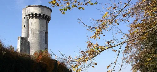 Les remparts du château de Taillebourg en Charente-Maritime...