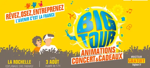 Le Big Tour Bpifrance débarque à La Rochelle le 3 août