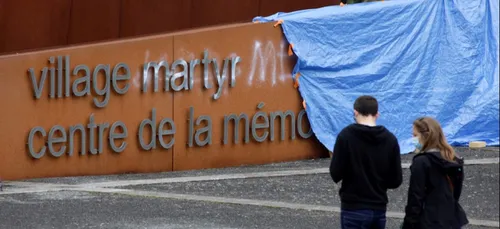 Tags négationnistes à Oradour-sur-Glane : une voiture suspecte...