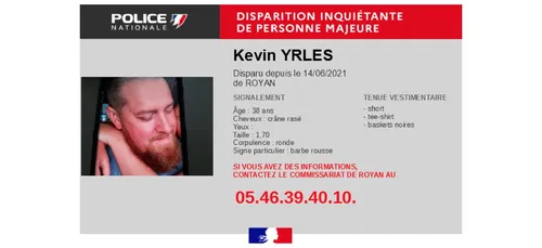 Royan : disparition inquiétante de personne majeure