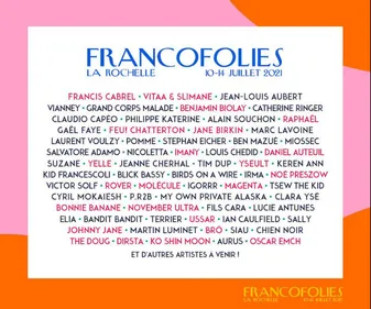 La Rochelle : coup d’envoi ce samedi des Francofolies