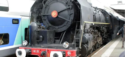 Journée du Patrimoine : une vieille locomotive en gare d’Orléans