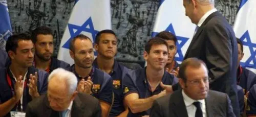 Selon le journal palestinien Alqods, Messi le joueur argentin de...