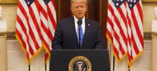Etats-Unis :   Donald Trump finit par s'en aller en souhaite la...