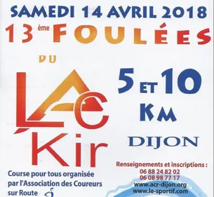 Les foulées du Lac Kir ont lieu ce samedi après-midi