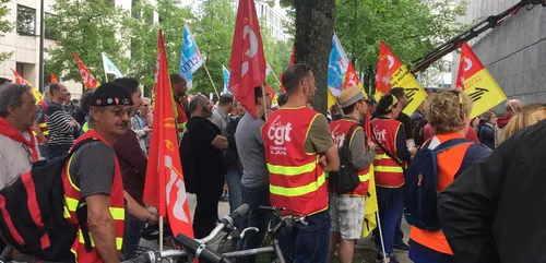 Manifestation de cheminots ce vendredi midi à Dijon