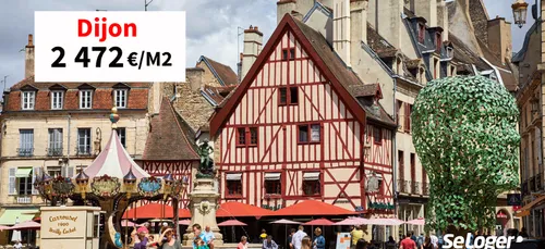 A Dijon, le prix de l'immobilier frôle les 2 500 €/m²